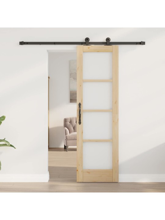 Liuguks pruun 61 x 198.5 cm puit ja metall