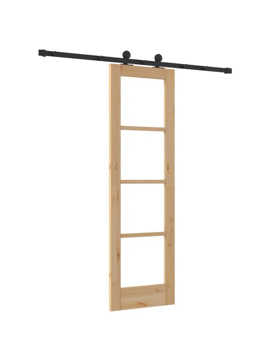 Liuguks pruun 61 x 198.5 cm puit ja metall