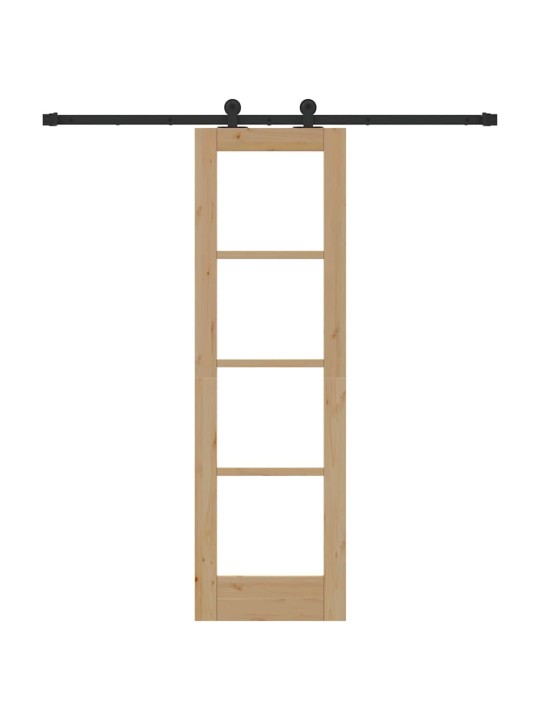 Liuguks pruun 61 x 198.5 cm puit ja metall