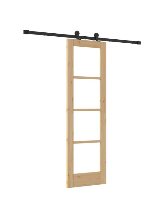 Liuguks pruun 61 x 198.5 cm puit ja metall