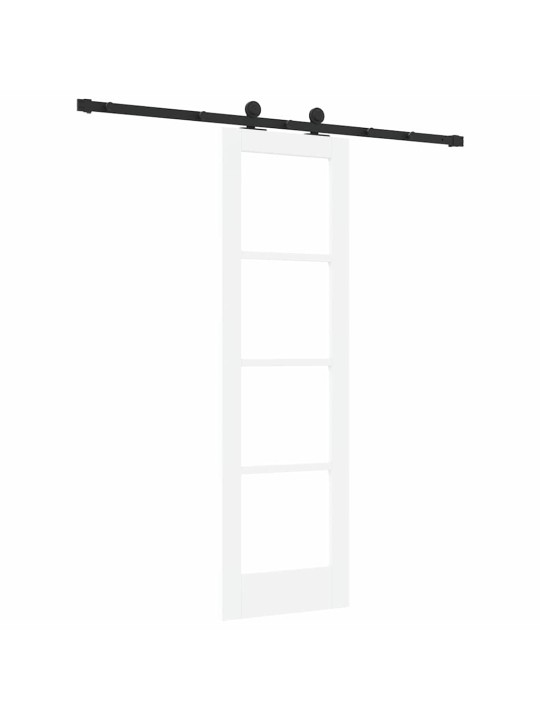 Liuguks valge 61 x 198.5 cm puit ja metall