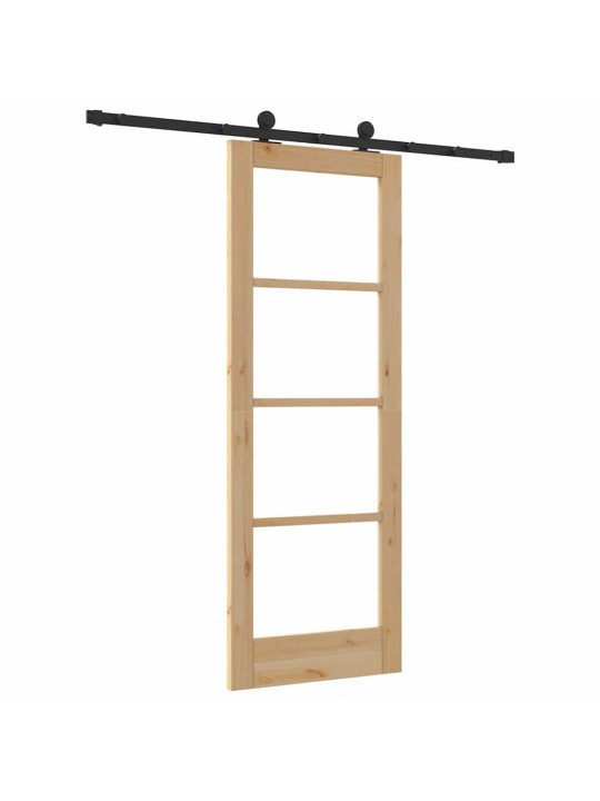 Liuguks pruun 73.5 x 198.5 cm puit ja metall