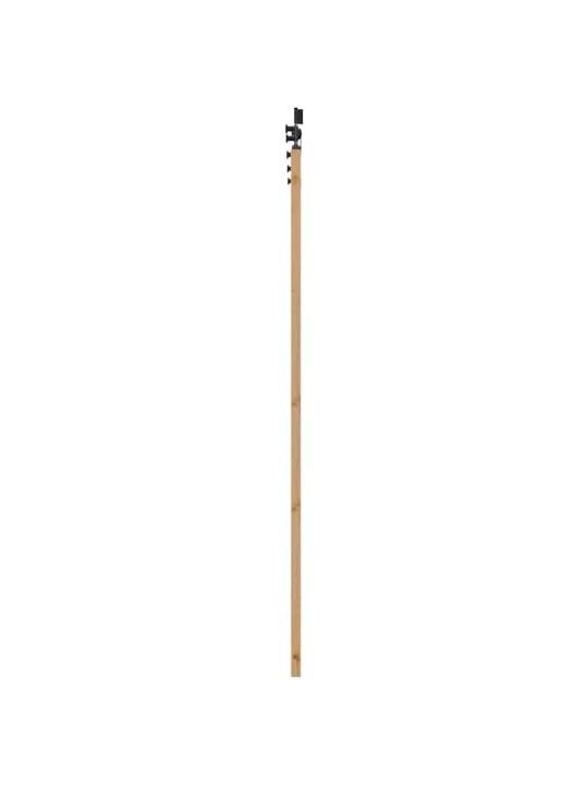 Liuguks pruun 73.5 x 198.5 cm puit ja metall