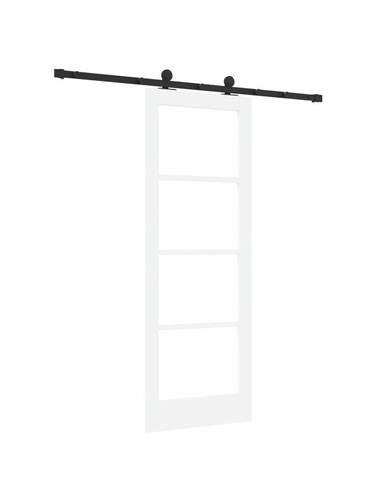 Liuguks valge 73.5 x 198.5 cm puit ja metall