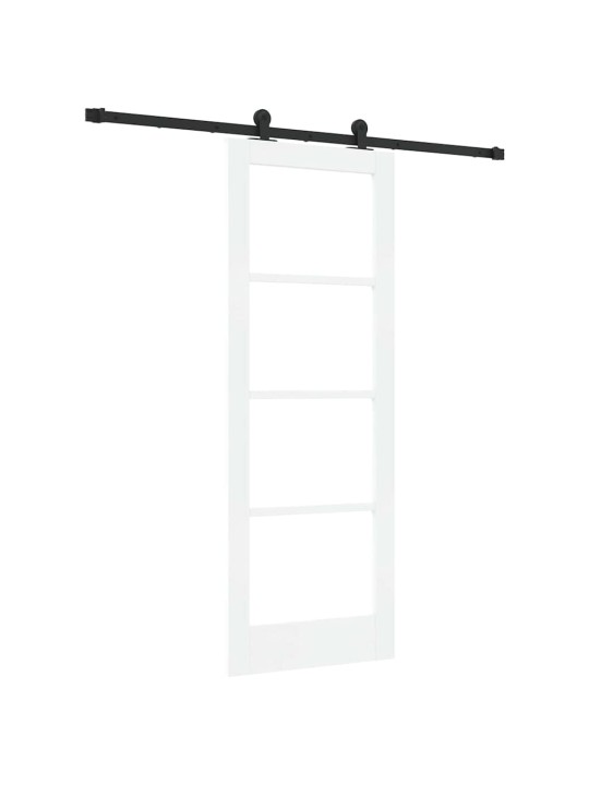 Liuguks valge 73.5 x 198.5 cm puit ja metall