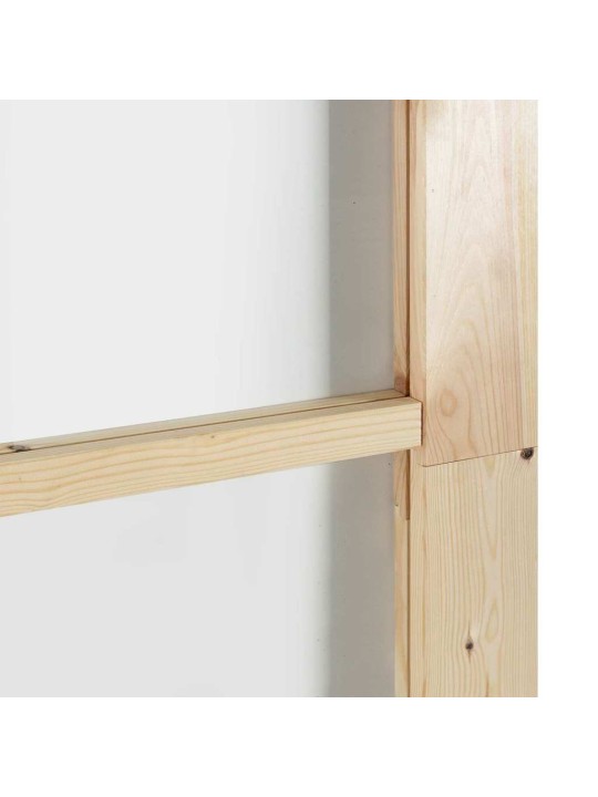 Liuguks pruun 73.5 x 211 cm puit ja metall