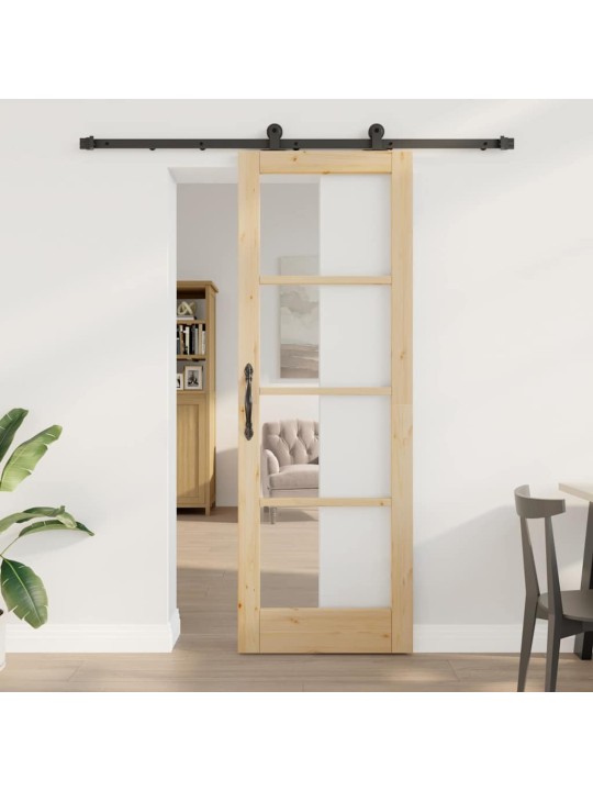 Liuguks pruun 73.5 x 211 cm puit ja metall