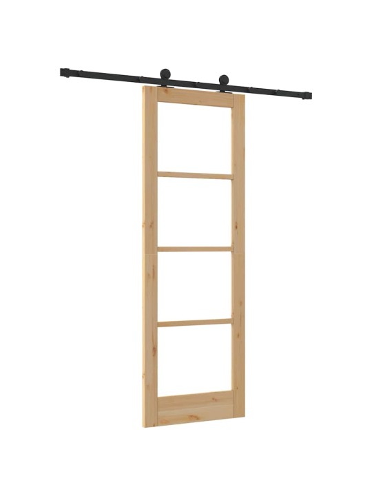 Liuguks pruun 73.5 x 211 cm puit ja metall