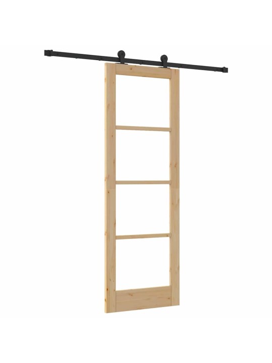 Liuguks pruun 73.5 x 211 cm puit ja metall