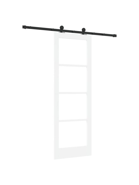 Liuguks valge 73.5 x 211 cm puit ja metall