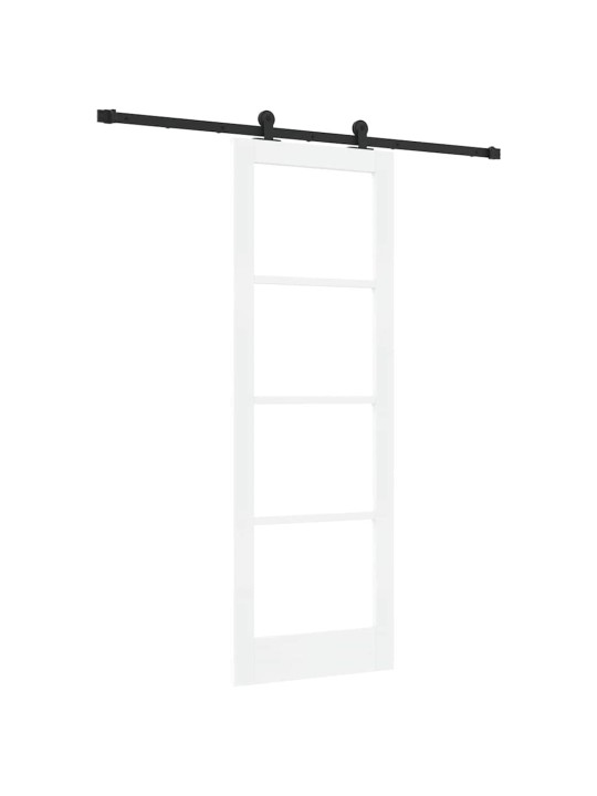 Liuguks valge 73.5 x 211 cm puit ja metall