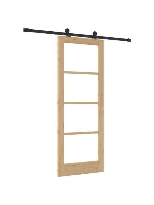 Liuguks pruun 78 x 202 cm puit ja metall