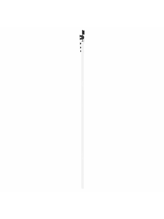 Liuguks valge 78 x 202 cm puit ja metall