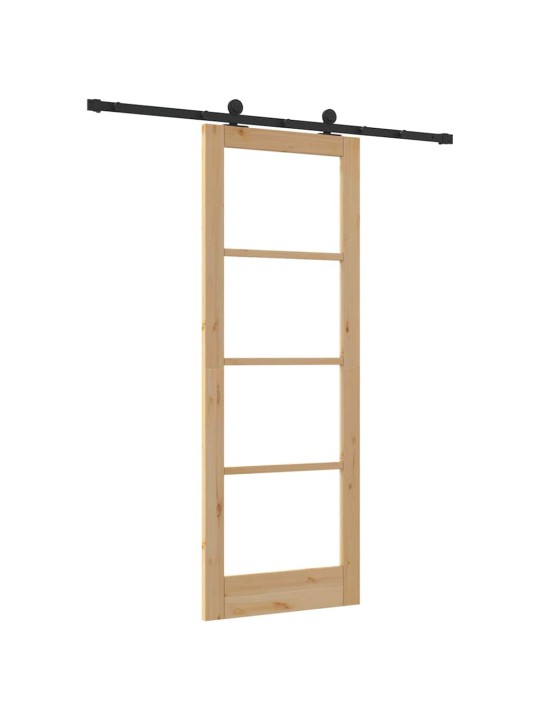Liuguks pruun 78 x 211 cm puit ja metall