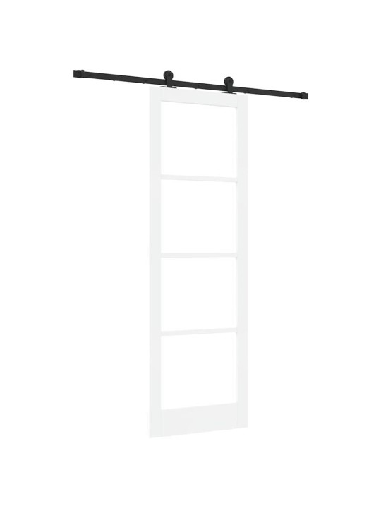 Liuguks valge 78 x 232 cm puit ja metall