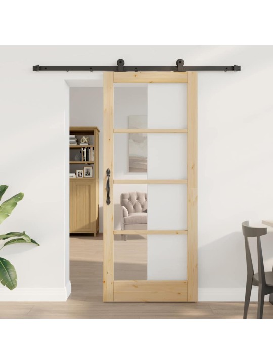 Liuguks pruun 83 x 202 cm puit ja metall