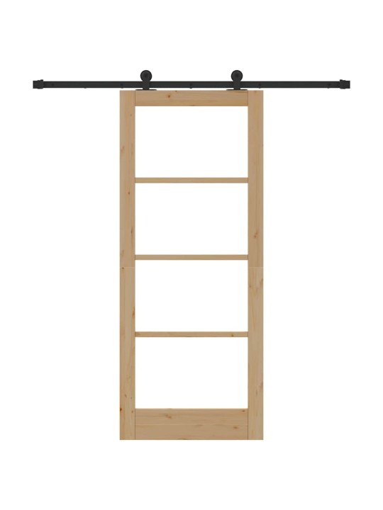 Liuguks pruun 83 x 202 cm puit ja metall