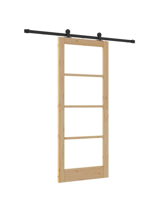 Liuguks pruun 83 x 202 cm puit ja metall