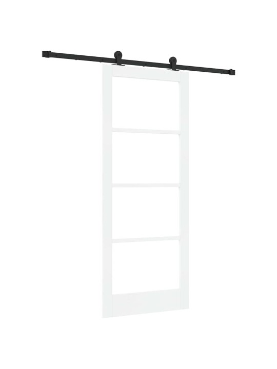 Liuguks valge 83 x 202 cm puit ja metall