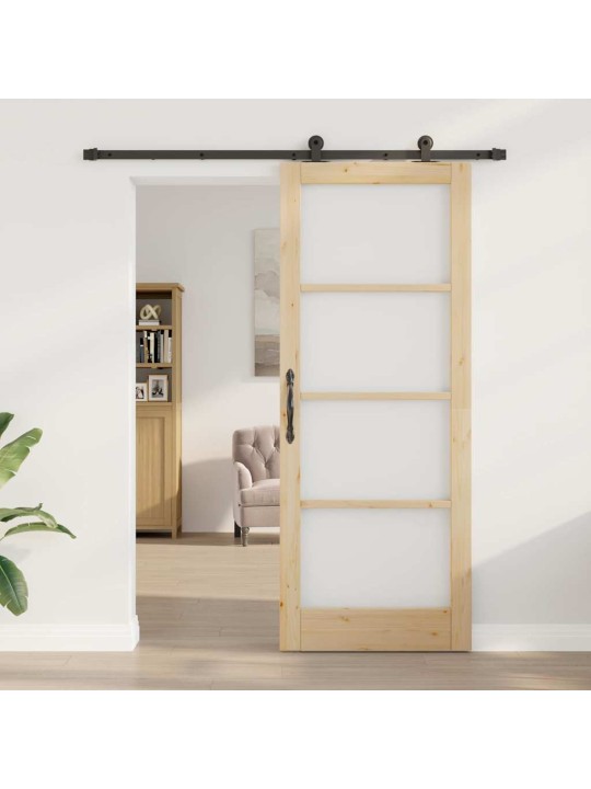 Liuguks pruun 83 x 211 cm puit ja metall