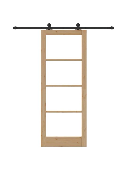Liuguks pruun 83 x 211 cm puit ja metall