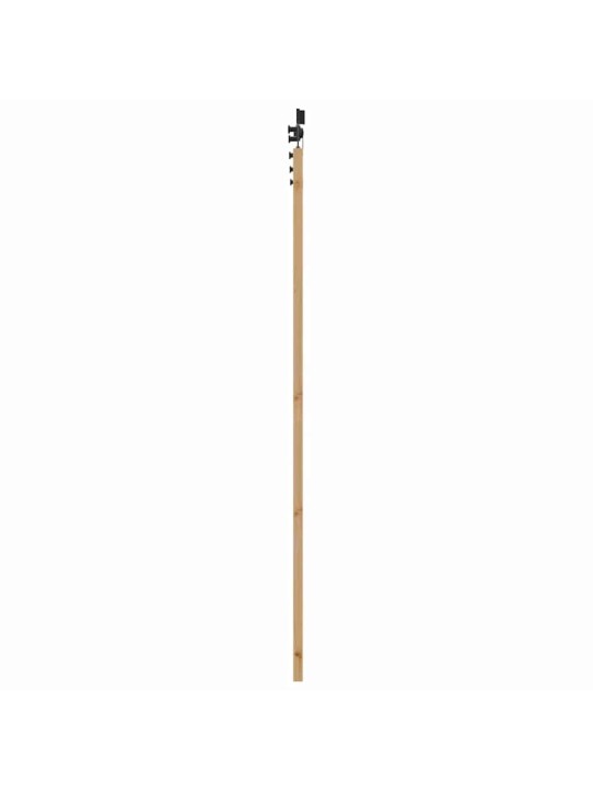 Liuguks pruun 83 x 211 cm puit ja metall