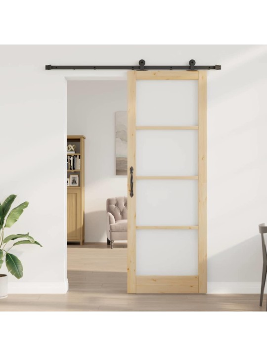 Liuguks pruun 83 x 232 cm puit ja metall