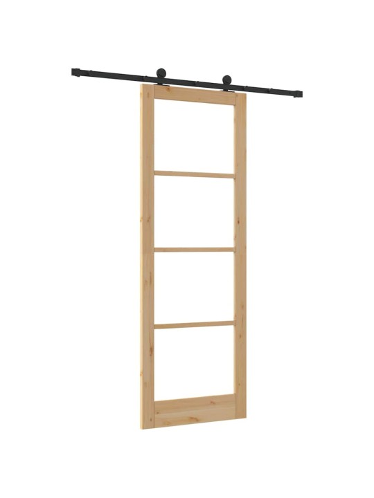 Liuguks pruun 83 x 232 cm puit ja metall