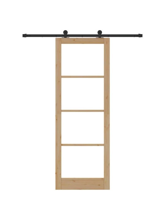 Liuguks pruun 83 x 232 cm puit ja metall