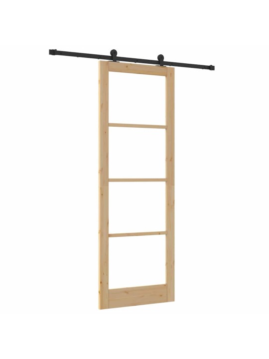 Liuguks pruun 83 x 232 cm puit ja metall