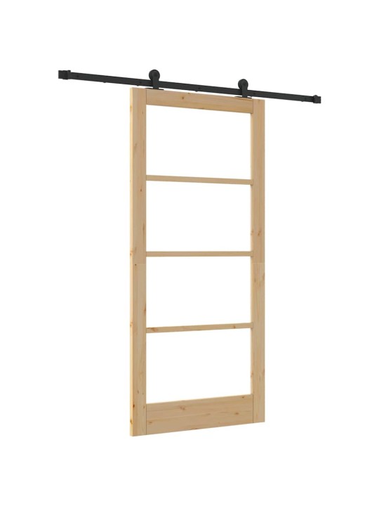 Liuguks pruun 93 x 202 cm puit ja metall