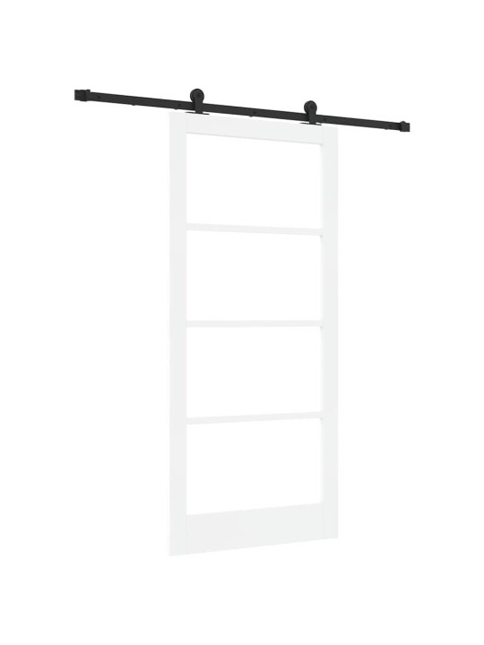 Liuguks valge 93 x 202 cm puit ja metall