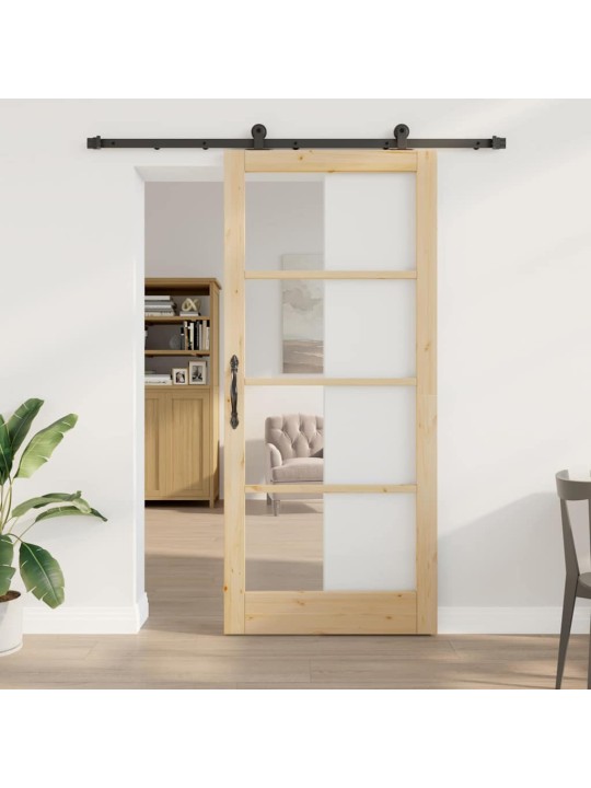 Liuguks pruun 93 x 211 cm puit ja metall
