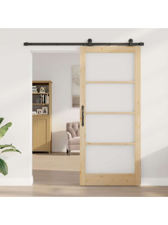 Liuguks pruun 93 x 211 cm puit ja metall