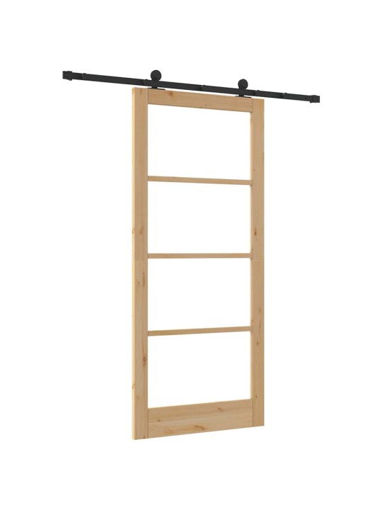 Liuguks pruun 93 x 211 cm puit ja metall