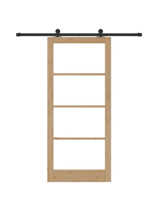 Liuguks pruun 93 x 211 cm puit ja metall