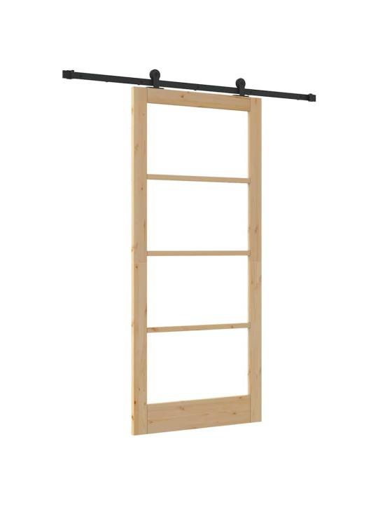 Liuguks pruun 93 x 211 cm puit ja metall