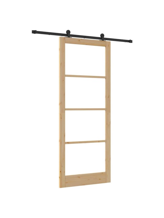 Liuguks pruun 93 x 232 cm puit ja metall