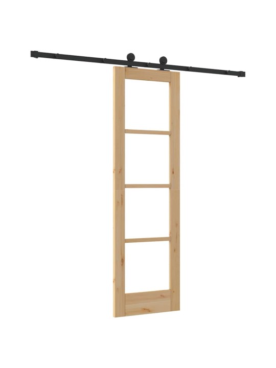 Liuguks pruun 61 x 198.5 cm puit ja metall