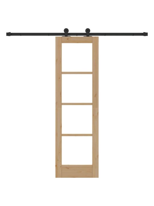 Liuguks pruun 61 x 198.5 cm puit ja metall