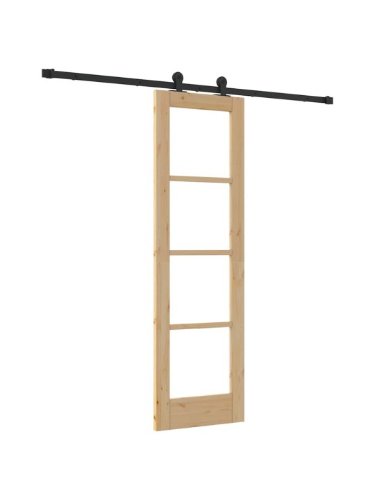 Liuguks pruun 61 x 198.5 cm puit ja metall