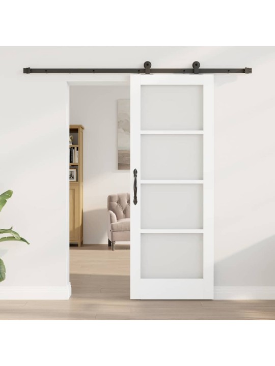 Liuguks valge 73.5 x 198.5 cm puit ja metall