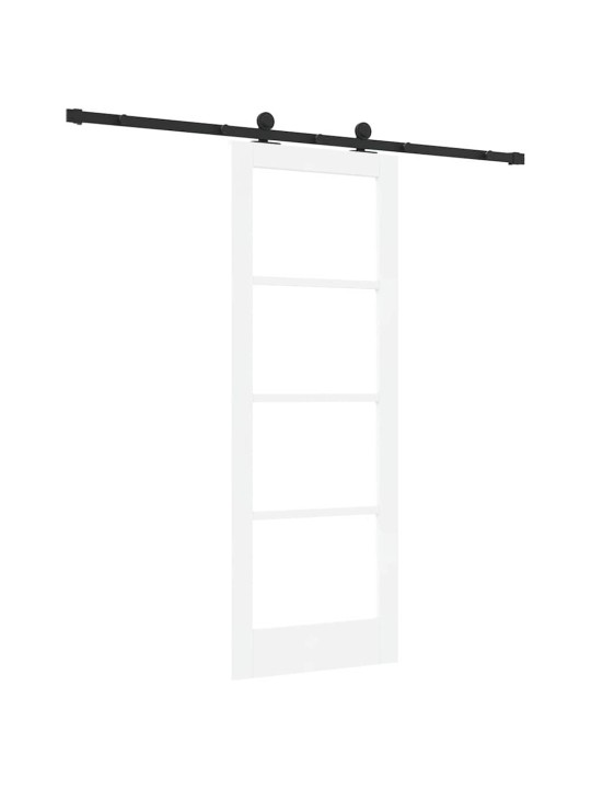 Liuguks valge 73.5 x 198.5 cm puit ja metall