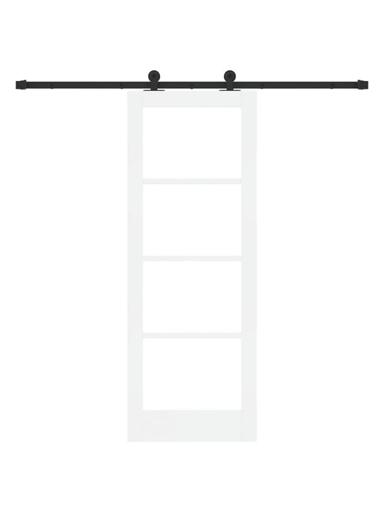 Liuguks valge 73.5 x 198.5 cm puit ja metall