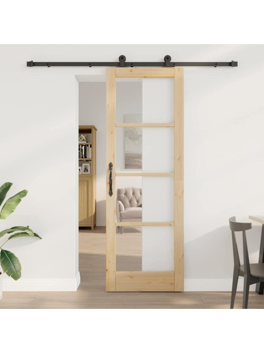 Liuguks pruun 73.5 x 211 cm puit ja metall