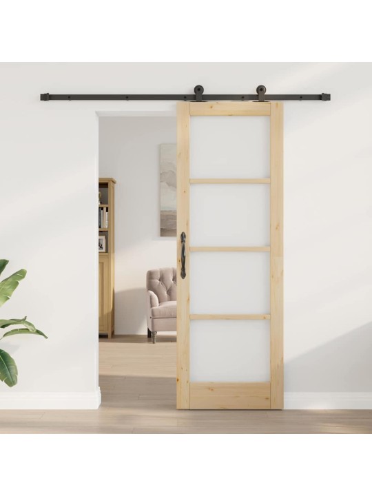 Liuguks pruun 73.5 x 211 cm puit ja metall