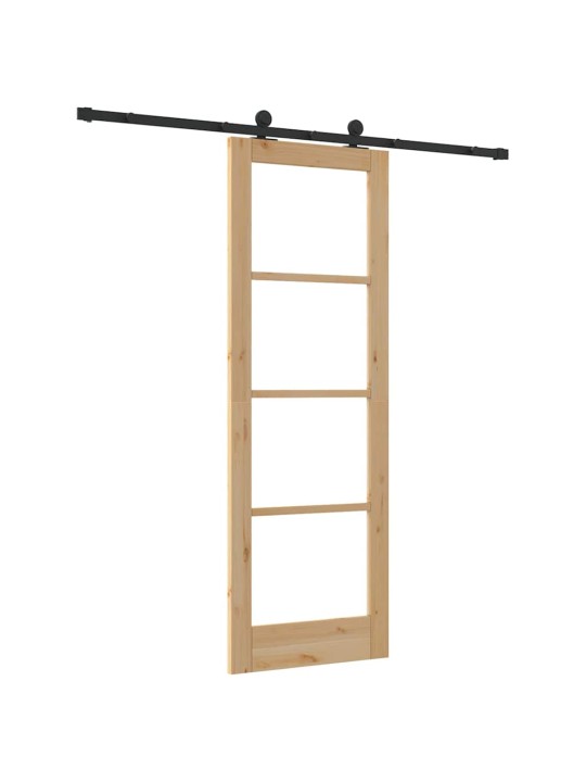 Liuguks pruun 73.5 x 211 cm puit ja metall