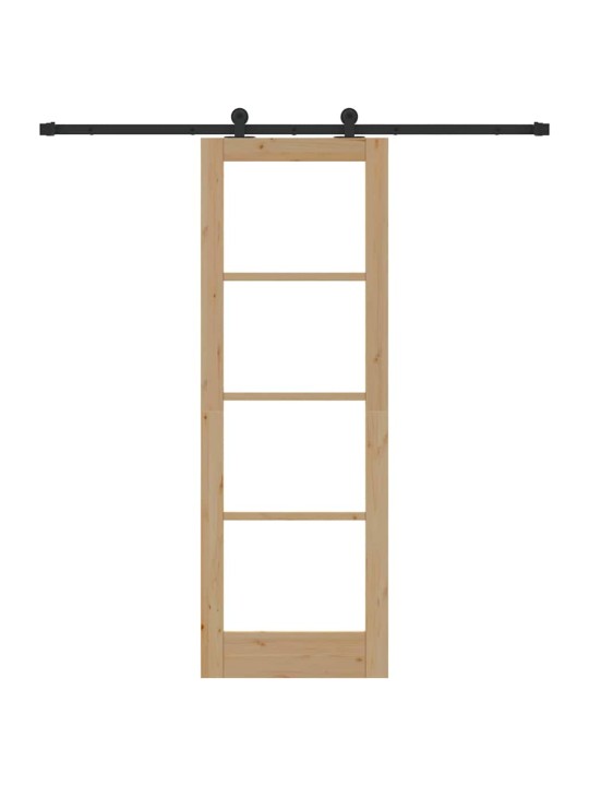 Liuguks pruun 73.5 x 211 cm puit ja metall