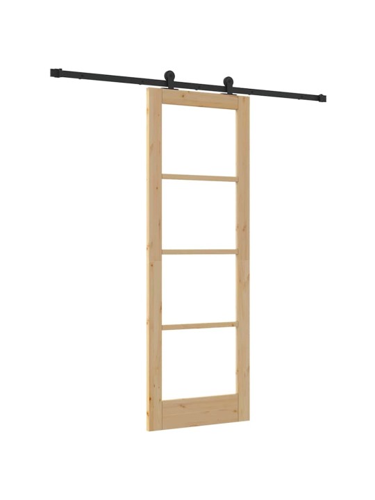 Liuguks pruun 73.5 x 211 cm puit ja metall