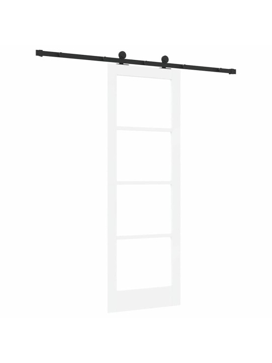 Liuguks valge 73.5 x 211 cm puit ja metall